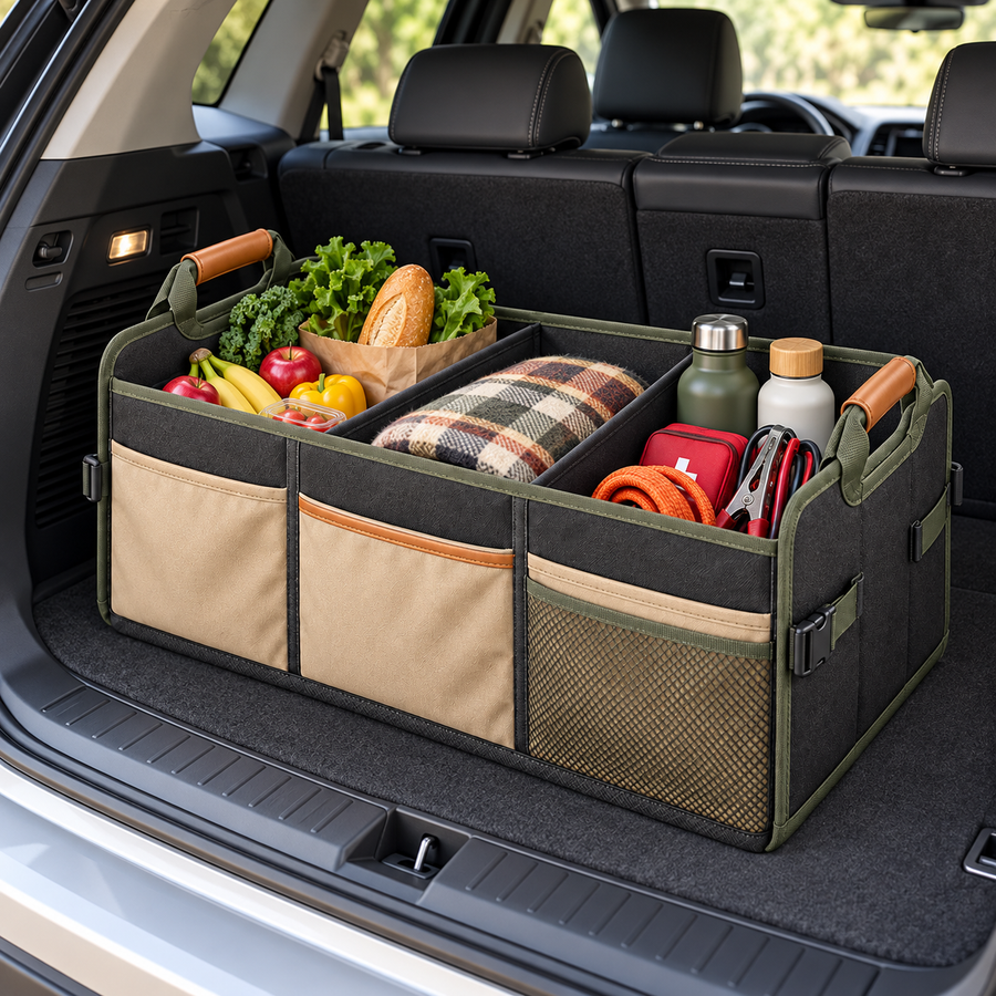 Velorqina Foldaway Trunk Organizer