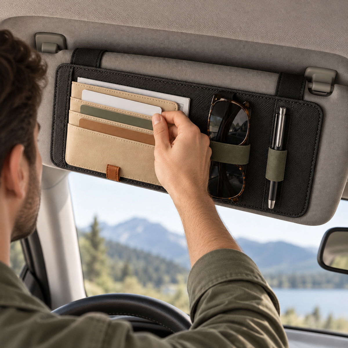 Velorqina Ready-to-Reach Visor Organizer