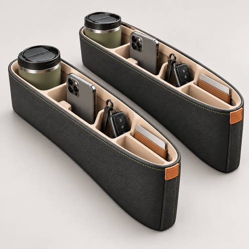 Velorqina Side-by-Side Seat Gap Organizers