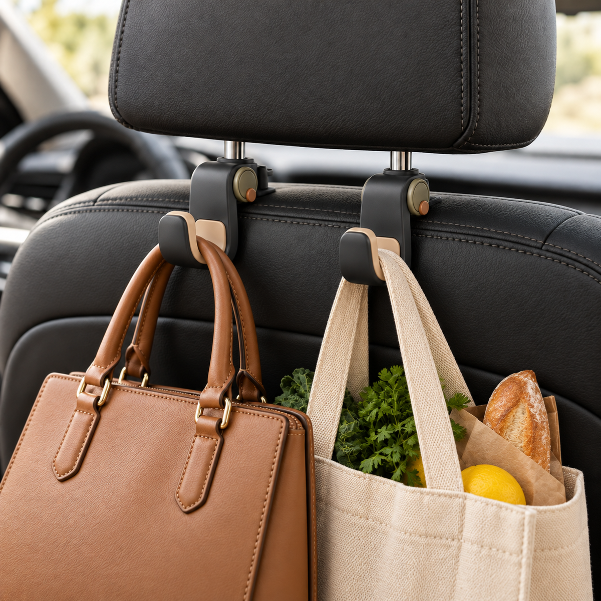 Velorqina Carry Along Headrest Hooks