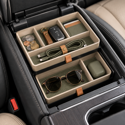 Velorqina Console Edit Organizer Tray