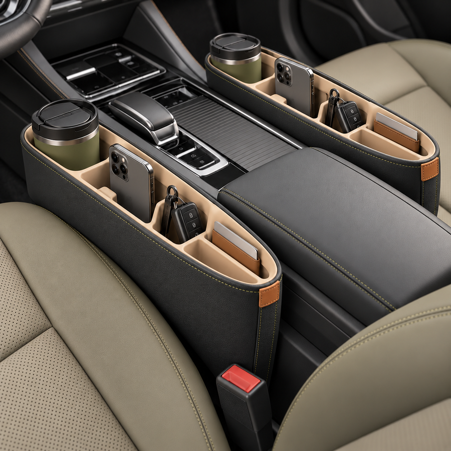 Velorqina Side-by-Side Seat Gap Organizers