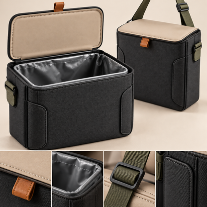 Velorqina Tidy Ride Car Trash Bin