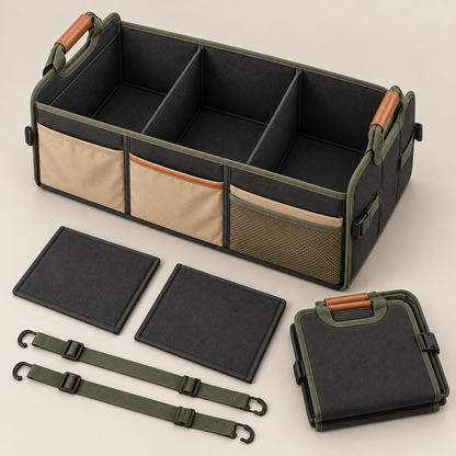 Velorqina Foldaway Trunk Organizer