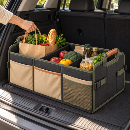 Velorqina Foldaway Trunk Organizer
