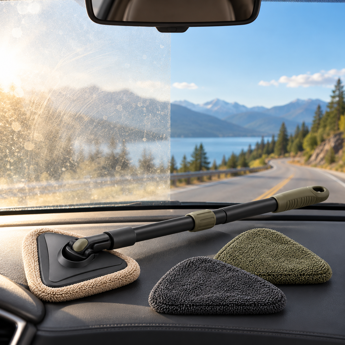 Velorqina Reach & Wipe Windshield Tool